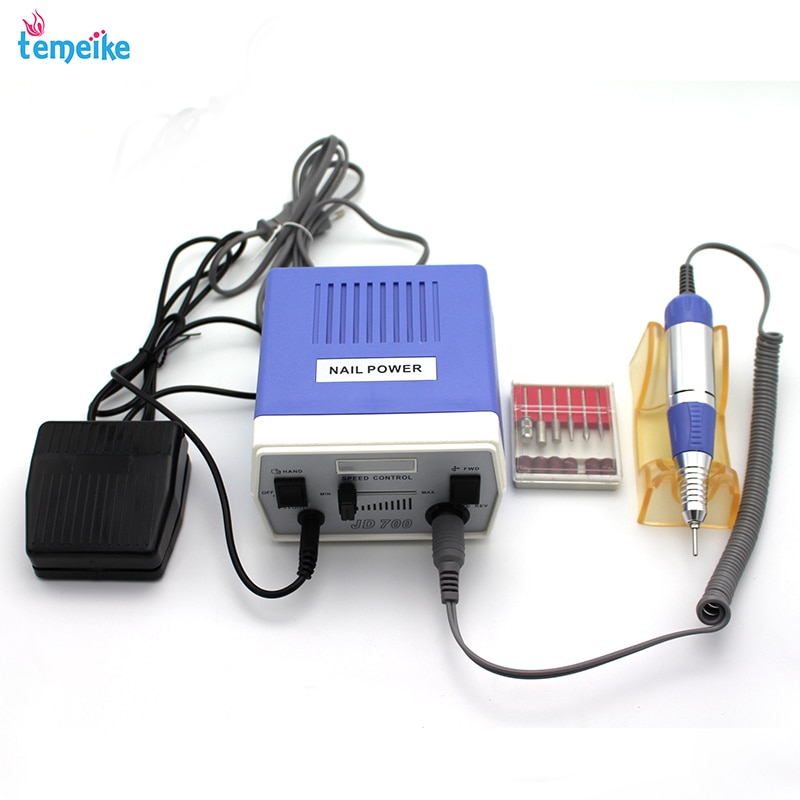 Ponceuse à ongles électrique JD700 Pro, 30000 tr/min, équipement de manucure/pédicure, accessoire