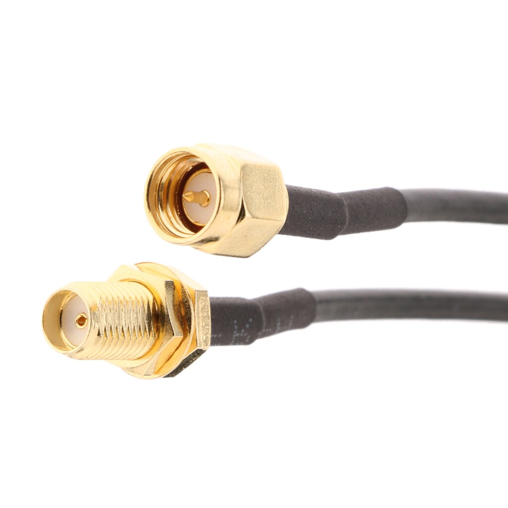Antenna Connector RP-SMA Extension Cable For WLAN WiFi Wireless Router 20 Meter