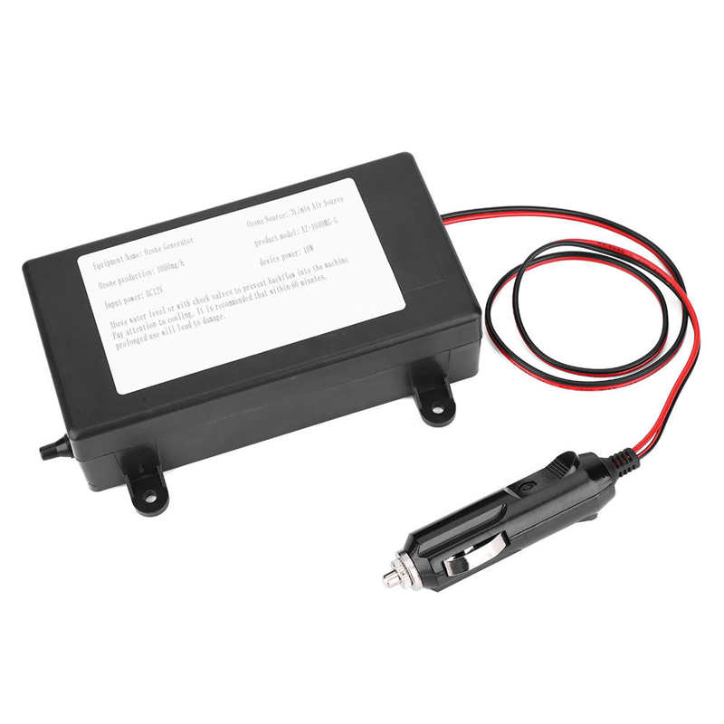 Air Cleaner Car Ozone Generator 10W DC12V 1000mg/h Odor Eliminating Air Freshing Ozonizer