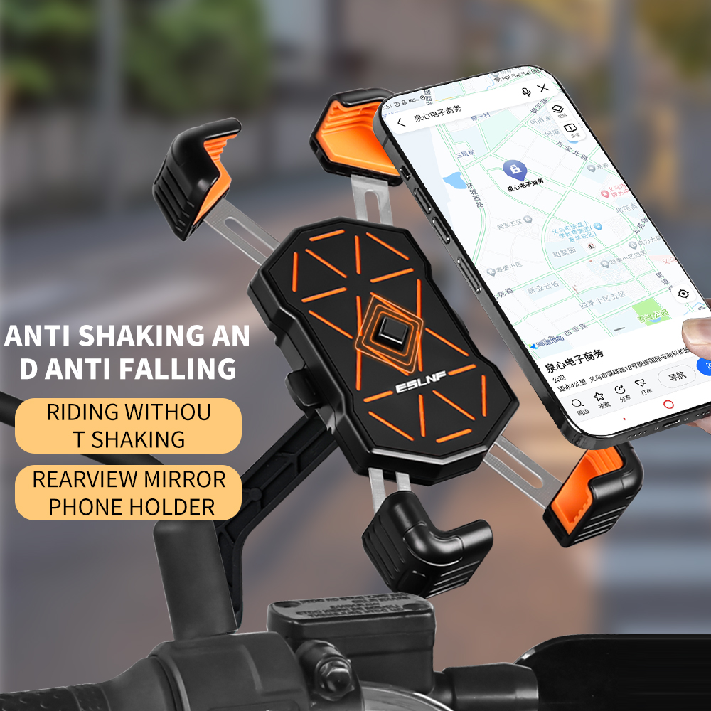 Fiets Mobiele Telefoon Stand Fietsen Aluminium Vier-klauw Stand Fietsaccessoires