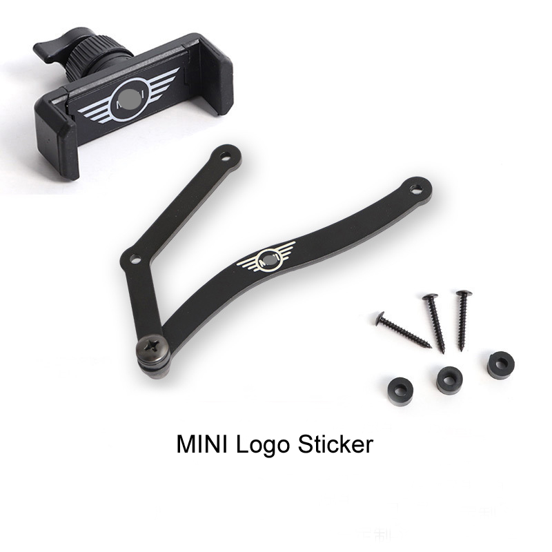 Pour MINI Cooper R50 R52 R53 R55 R56 R57 R60 R61 F54 F55 F56 F57 F60 support de téléphone pour voiture support GPS Mobile Clip: Lumière Jaune