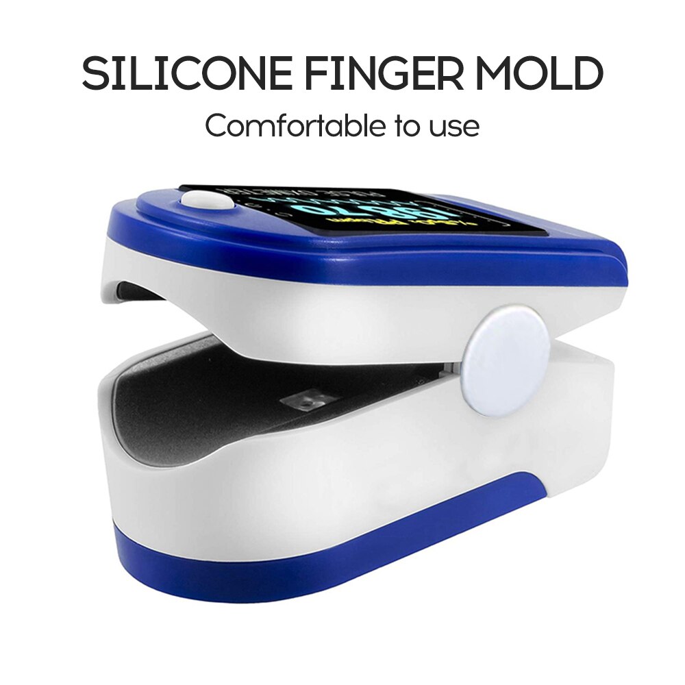 Fingertip Pulse Oximeter Mini SpO2 Monitor Oxygen Saturation Monitor Pulse Rate Perfusion Index Measuring Gauge Device