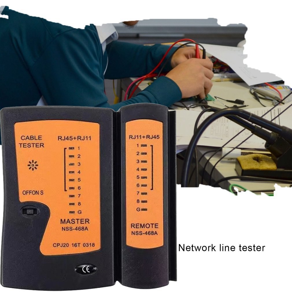 RJ45 Cable Lan Tester Network Cable Tester RJ45 RJ11 RJ12 CAT5 UTP LAN Cable Tester Networking Tool Network Repair