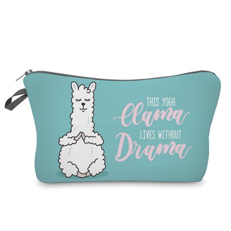 Jom Tokoy Cosmetische Organizer Tas Make Up Printing Lama Cosmetische Tas Mode Vrouwen Make-Up Tas Hzb921: Default Title