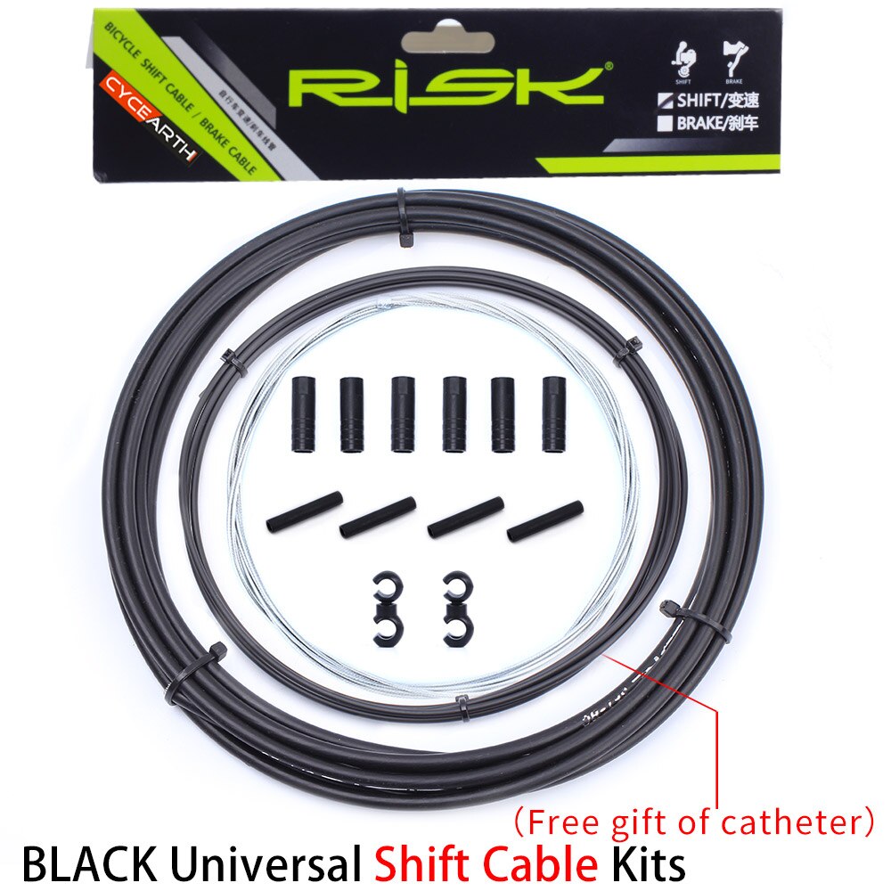 Basic Universal Brake/Shift Derailleur Kabel Lijn Behuizing Mtb Racefiets Fiets Gear Voor Achter Inner Outer Vervanging Draad set