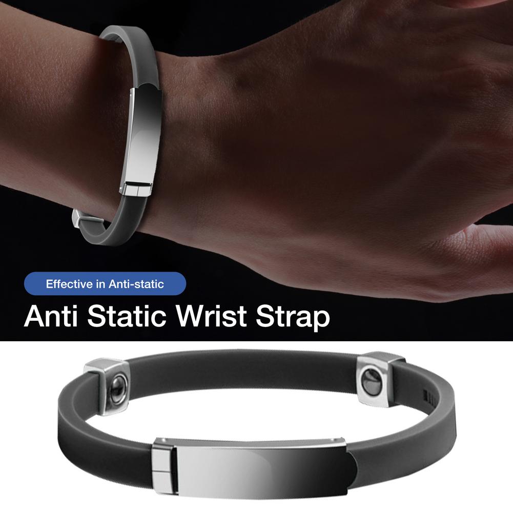 Cordless Wireless Adjustable Anti Static Bracelet Electrostatic Discharge Wrist Band Strap Hand With Spare Wristband