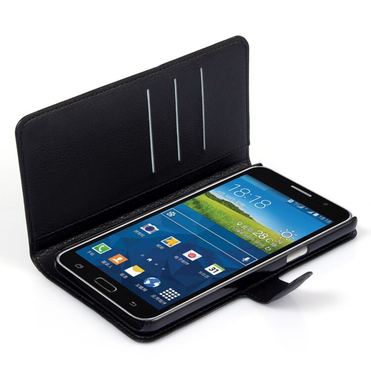 Wallet Cover Card Holder Phone Cases for Samsung Galaxy Mega 2 G7508Q G7508 Pu Leather Case Protective Shell