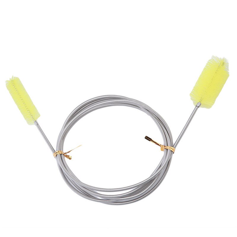 166cm Stainless Steel Flexible Bendable Spring Double Head Long Tube Cleaning Brush Cleaner Tool Household Brushes EJ876937: 876939