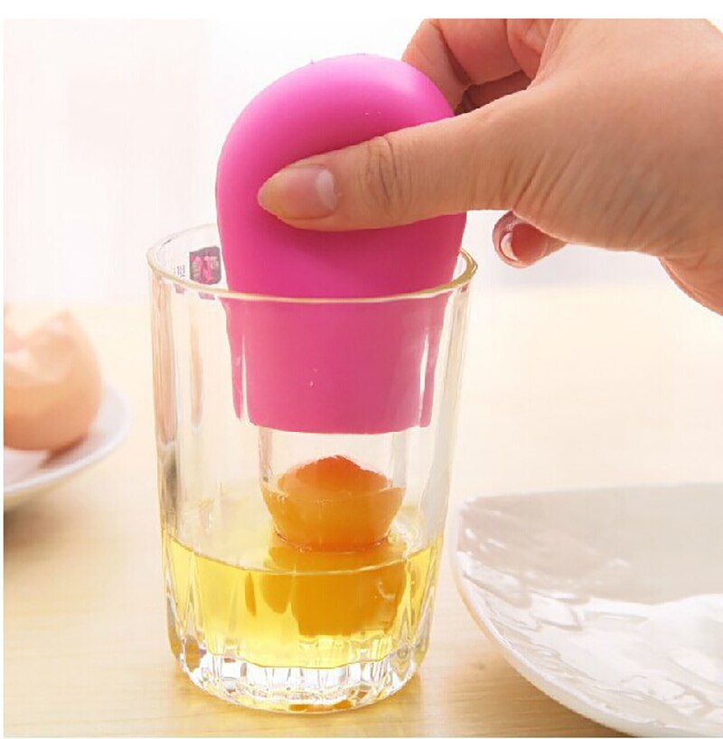 1PC Premium Suction Egg Yolk Silicone Egg Separato... Grandado