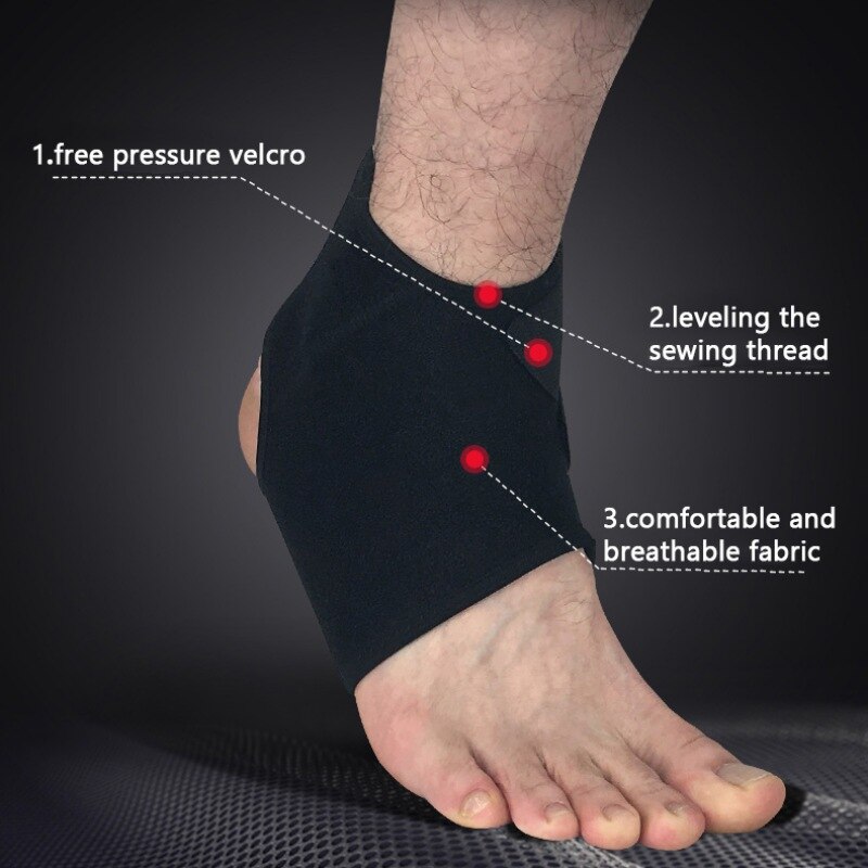 Ademende Sport Enkel Ondersteuning Pads Kinesiologie Compressie Enkel Ondersteuning Bandage Basketbal Klimmen Guard Sport Accessoires