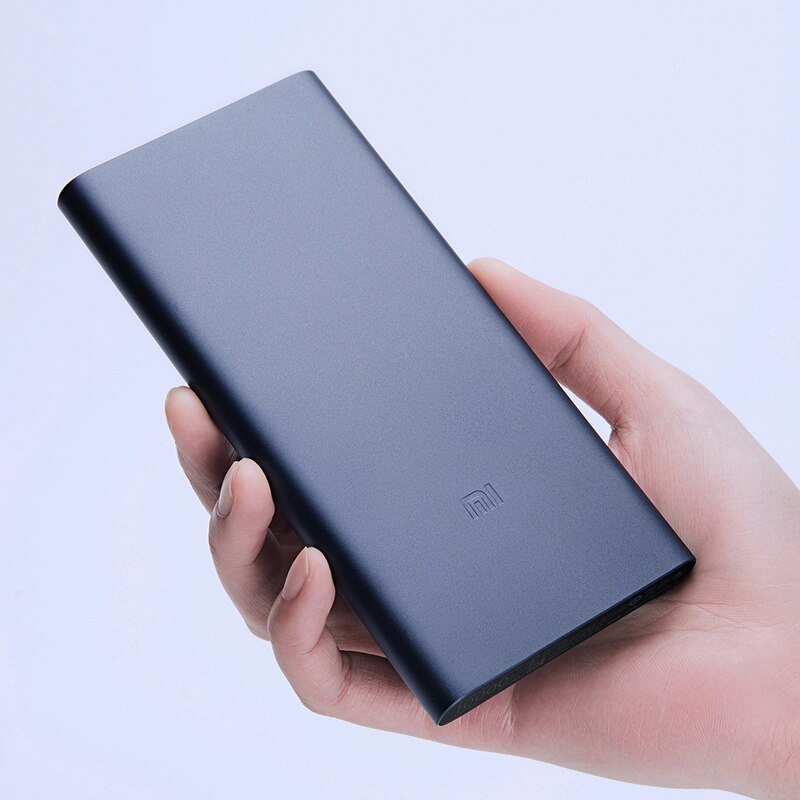 10000mAh Xiaomi Mi Power Bank 3 External Battery Bank 18W Quick Charge Powerbank 10000 with USB Type C for Mobile Phone