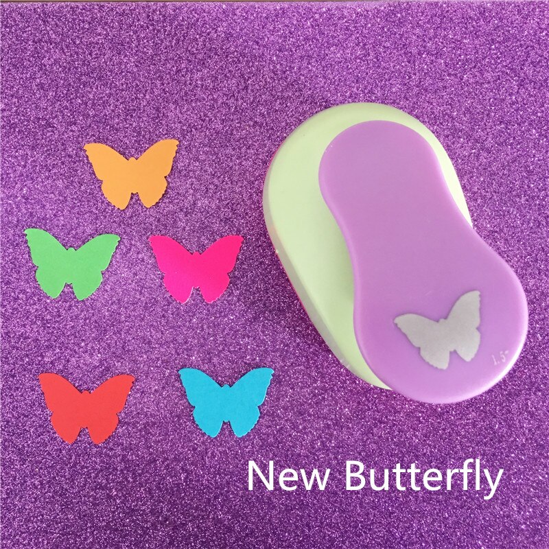 Free Ship 1.5 inch Butterfly EVA hole punch paper puncher for greeting card handmade scrapbook animal craft punch machine