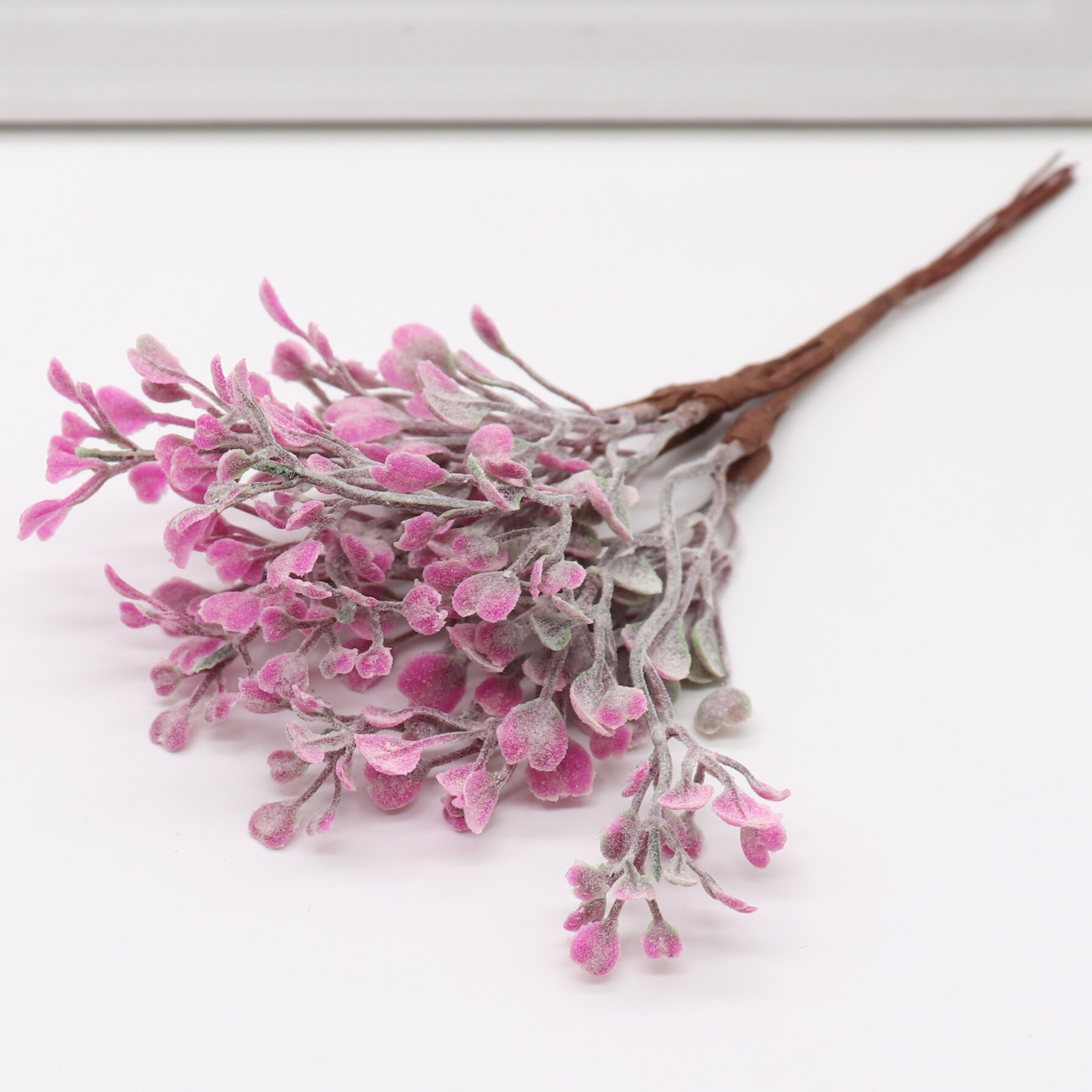 6 stk mini agern blad kunstige blomster plante til hjemmet krans gør det selv scrapbog bryllup juledekoration