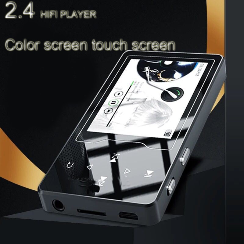 16GB Bluetooth4.0 MP4 Player Touch Button Ingebouwde Luidspreker 2.4 inch HD Groot Scherm met FM, Video, ondersteunt Sd-kaart tot 128GB