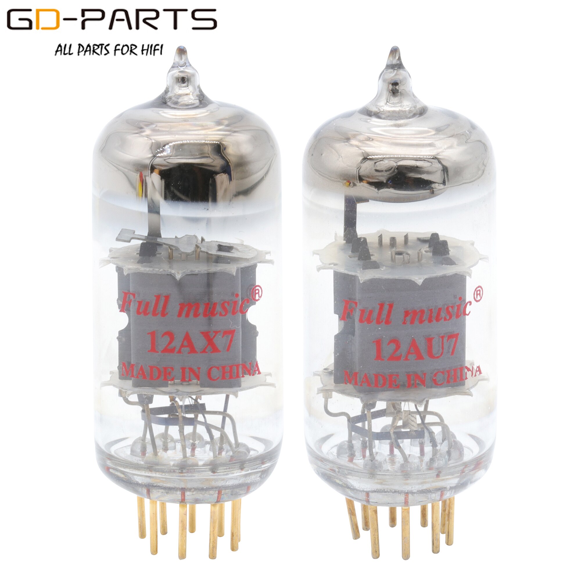 Fullmusic Volledige Ware 12AX7 ECC83 12AU7 ECC82 Elektronische Buis Goud Voet Goud Woord Low Noise