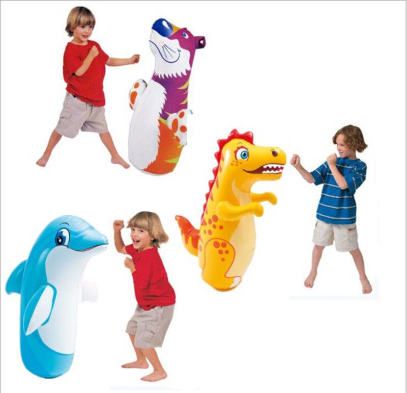 Intex Opblaasbare Dier Tumbler Kinderen Zak Speelgoed Verdikte Opblaasbare Speelgoed Speelgoed Fitness Vroeg Onderwijs 3D Educatief