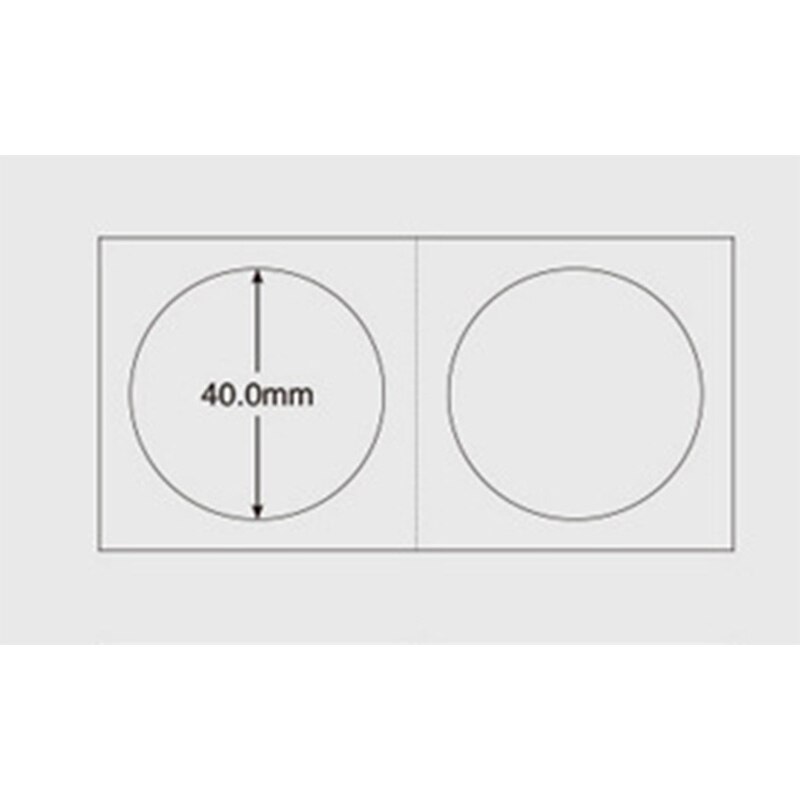 100PCS Square Cardboard Coin Holders Coin Supplies Coin Album Collection Lighthouse Stamp Coin Holder Cover Case Storage