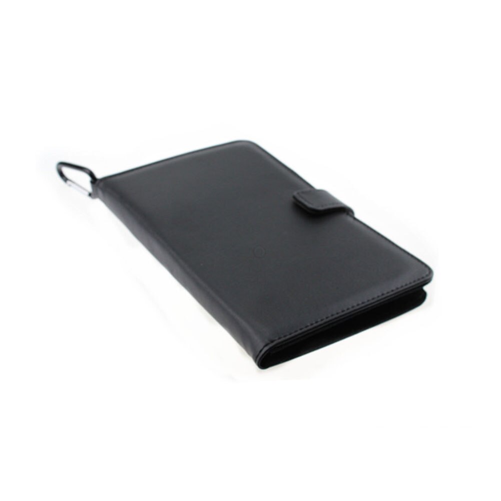 CRESTGOLF-portatarjetas de Golf, funda de PU con lápiz/Herramienta Divot/camisetas de Golf/Clip para sombrero