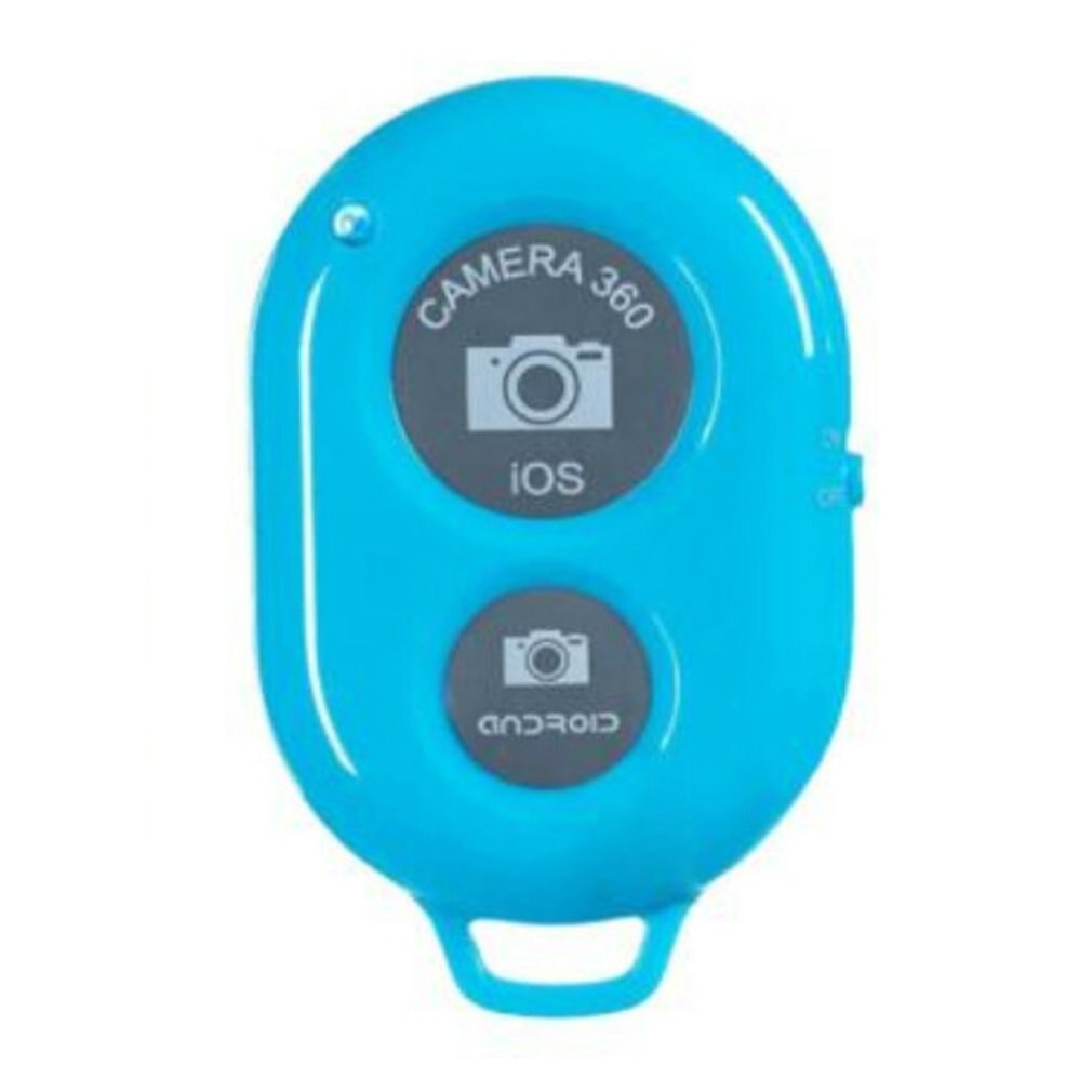Afstandsbediening Draadloze Selfie Android Ios Systeem Mobiele Telefoon Selfie Artefact Sluiter Afstandsbediening: Blue