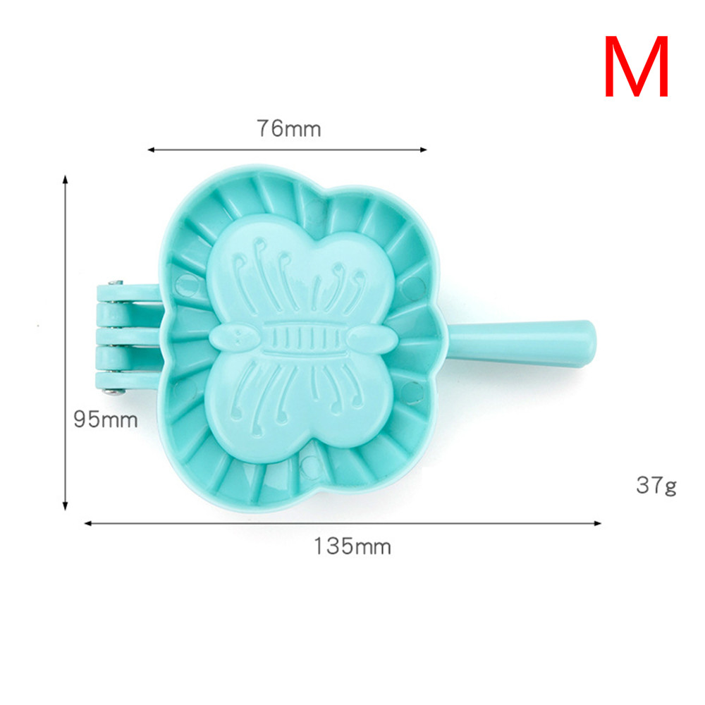 1PC S/M/L 3 Model Keuken Knoedel Mallen Plastic Deeg Druk Dumpling Pie Ravioli Mould Koken gebak Jiaozi Maker Chinese Voedsel: Butterfiy M