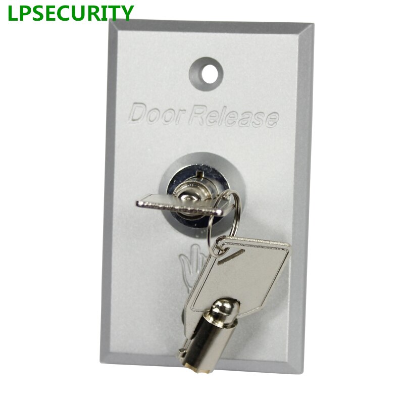 LPSECURITY Door button with keys Metal Exit switch button door release For GATE OPENER electric Lock Access Control system