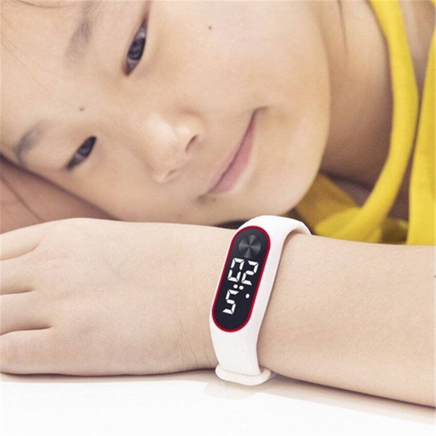 Børneure ledet digitalt armbåndsur armbånd børn udendørs sportsur til drenge piger elektronisk datour reloj infantil