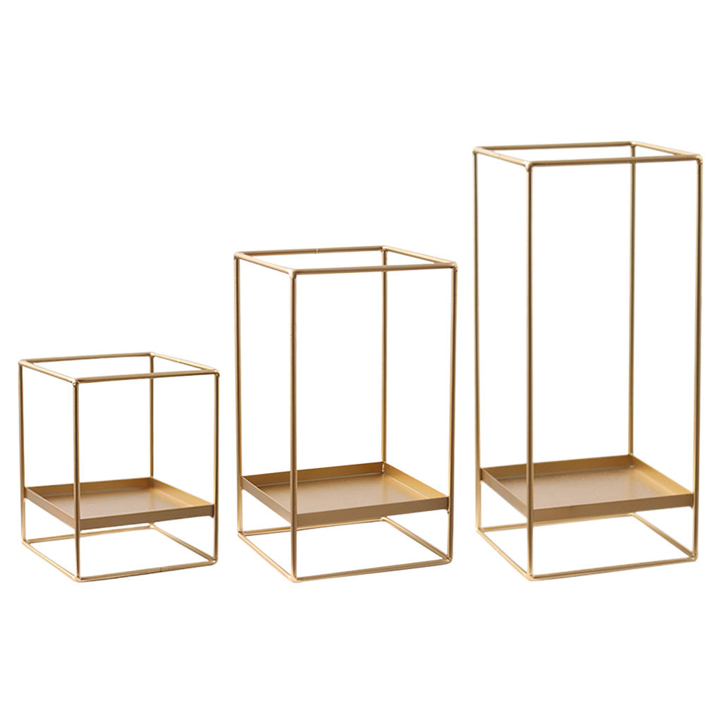 Iron Flower Pot Plant Holders Display Rack Mid-Century Flower Holder Tall Plant Stand Indoor for Wedding