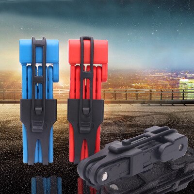 Heavy Duty Folding Bicycle Lock Cycling Bracket Compact Safety Foldylock MTB Road Bike Security Anti-theft Steel Lock
