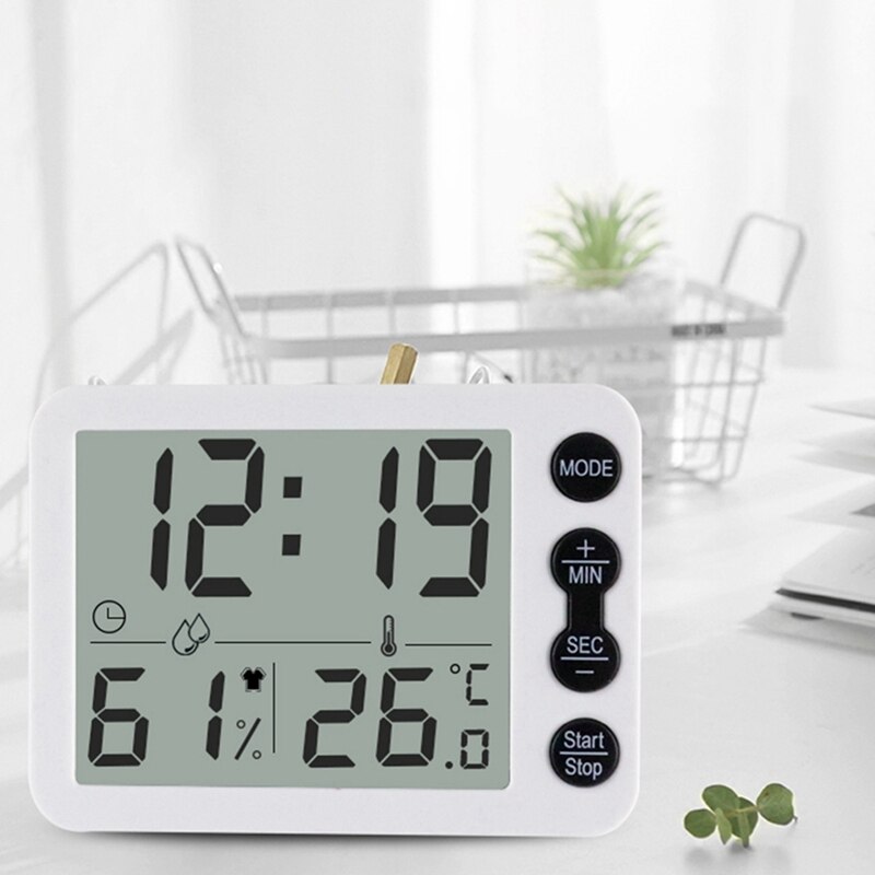 1pcs Multifunctional Indoor Temperature and Humidity Meter & 1pcs Smart Watch Bluetooth Sport Watch