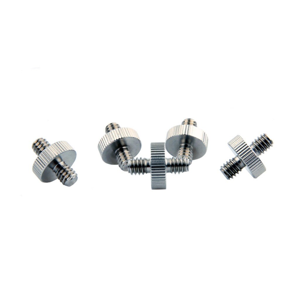 NICEYRIG 1/4 "tornillo de aparejo 1/4 a 1/4 pulgadas tornillo Placa de liberación rápida accesorios de cámara dslr EVF soporte del visor (paquete de 5)