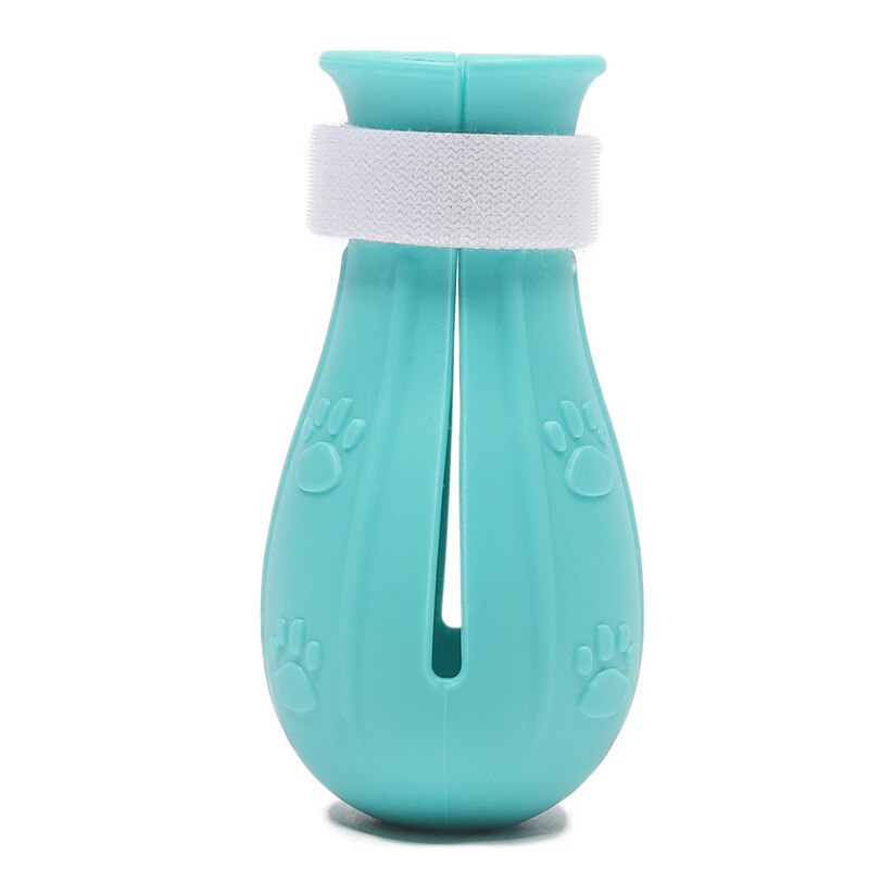 Couvre-pieds en Silicone anti-rayures et morsures pour chat, chaussures de bain pour animaux de compagnie
