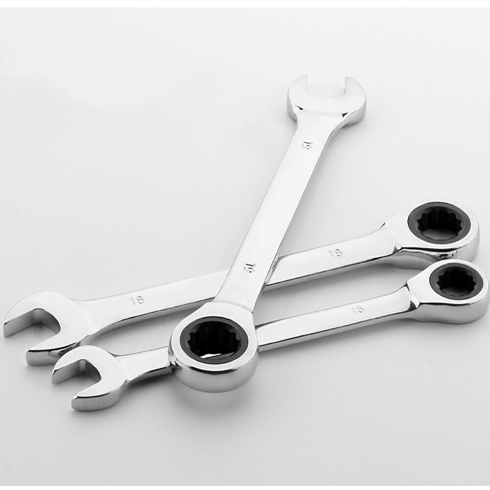 Ratchet Combination Metric Wrench Set Fine Tooth Hand Tools Torque Gear Socket Nut Tools A Set Of Key Tools For Repair