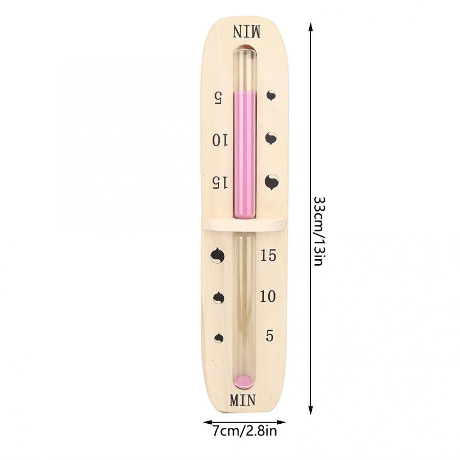 15 Minutes Sauna Timer Sand Clock Timing Tool Accessories for Sauna Room Bath Coffee Shop