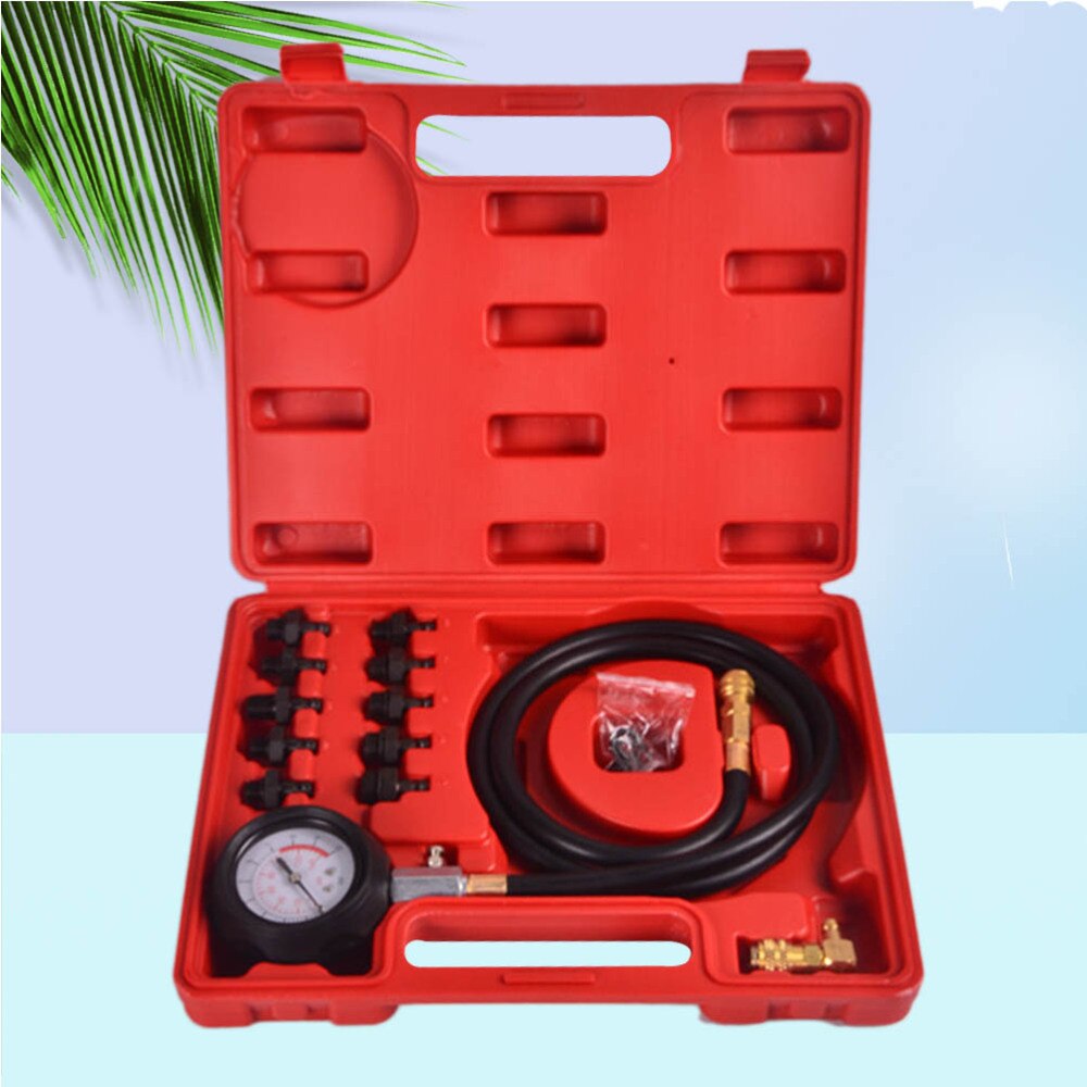 Engine Oil Pressure Diagnostic Tester Tool Set with Case Easy to Read Gauge Scale: Default Title