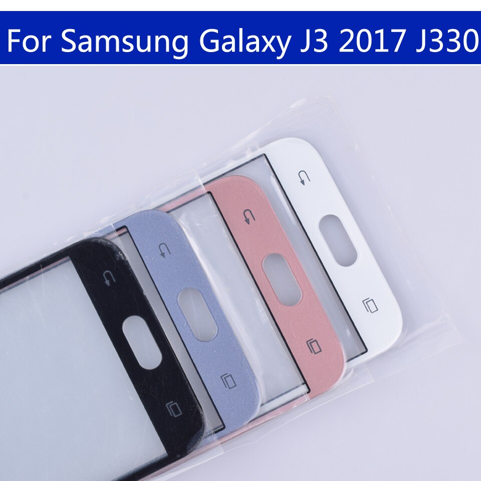 Pantalla táctil de 5,0 "J330 para Galaxy J3 , J330, J330F, SM-J330FN, SM-J330N/DS, LCD, frontal, lente exterior de cristal