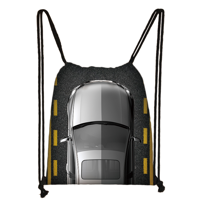 Kühlen Auto/Lieferwagen druck kordelzug tasche frauen männer reisetaschen Teenager Rucksack damen lagerung taschen freundlicher bookbag: skdsaiche04