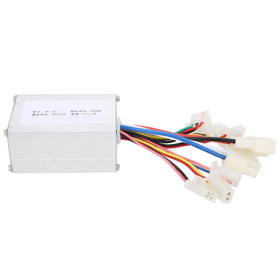 24V 250W Elektrische Fahrrad Rolle Motor- Regler Bausatz Elektrische Schloss EU Ladegerät 100 ‑ 240V