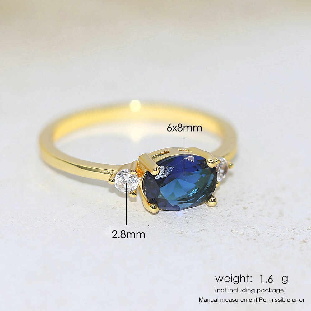 Bruiloft Engagement Ringen Voor Vrouwen Sieraden Voor Vrouwelijke Goud Kleur Ring Met Steen Vrouwen Ring Dating Sieraden R883