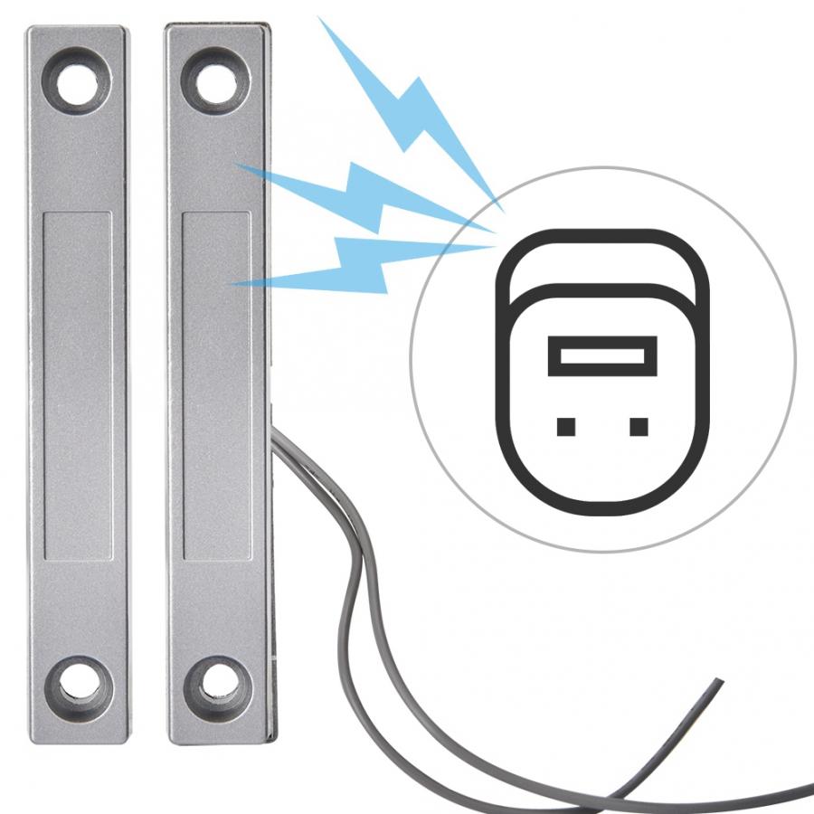 Wired Rolling Door Magnetic Contact Sensor Security Alarm System Anti-theft Accessories