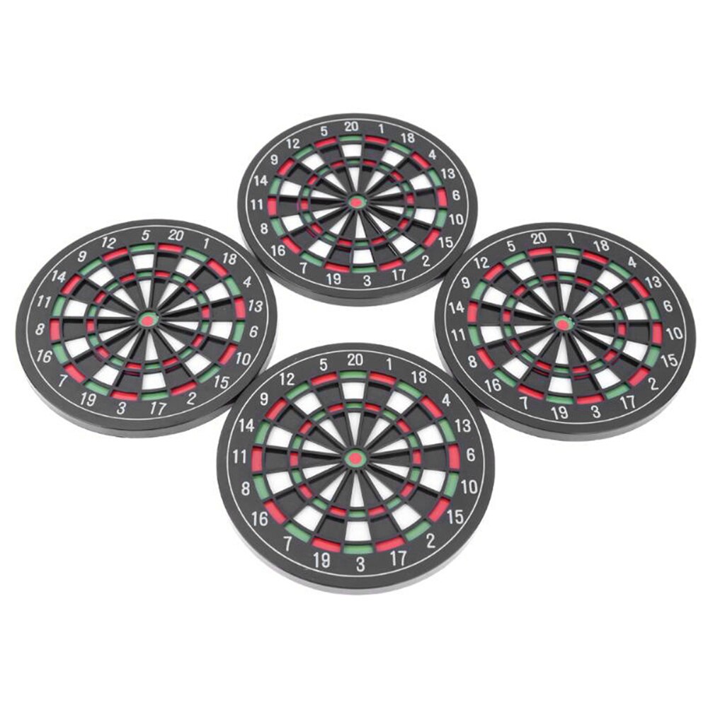 4 stk mini køkkenbordmåtte redskaber dart bord stil cup pad coaster dart bord drikke flaske øl drik placemat