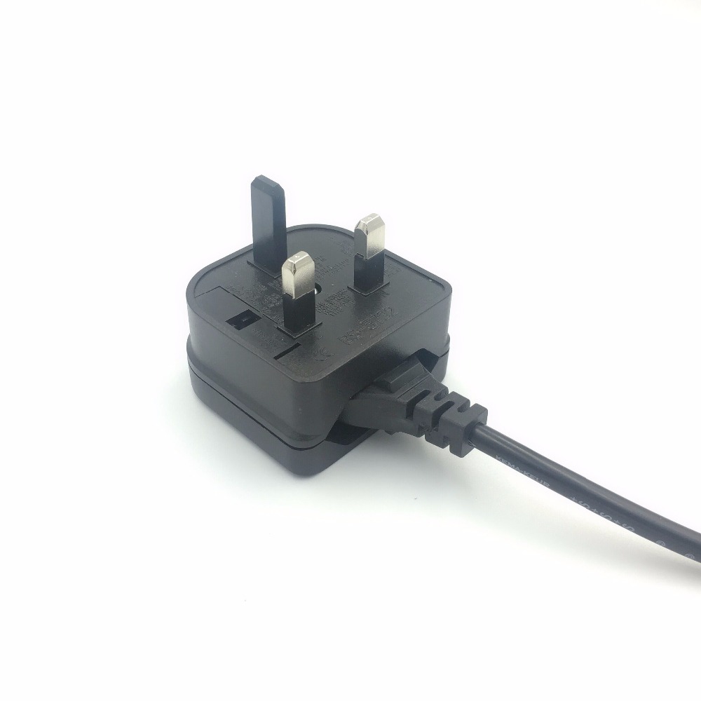 Uk-pluggadapter europeisk euro til britisk strømadapter type g-plugg med sikring eu til britisk reiseadapter ac-strømledning stikkontakt