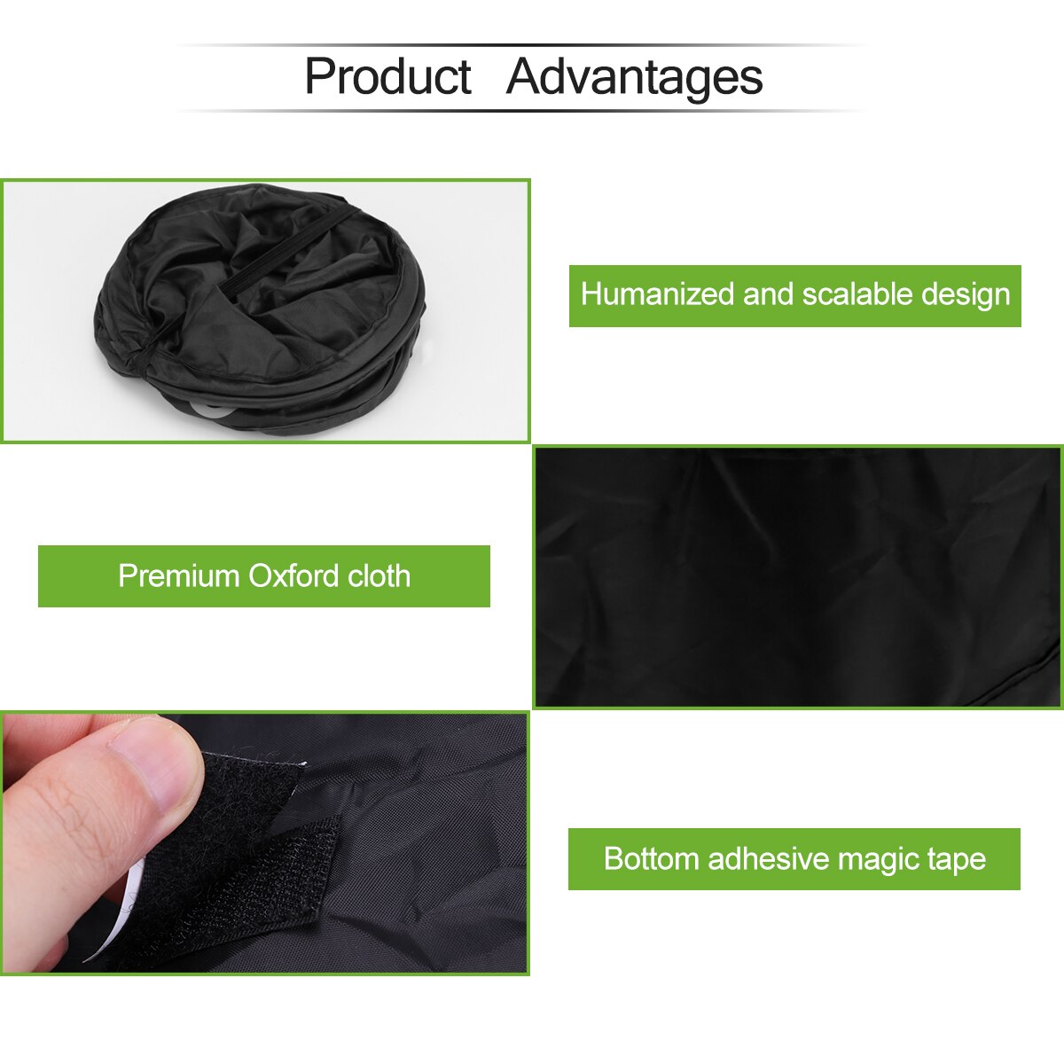 Collapsible Car Dustbin Portable Dust Seat Back Storage Rubbish Bin Box Case Sundries Holder Pocket Trash Can Organizer