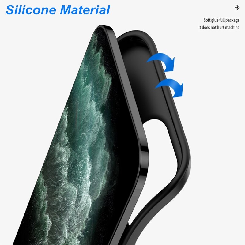 6800 Mah For iphone 12 Mini 12 Pro 12 Max Pro Max Battery Case Silicone Material Power Bank Battery Charger Case