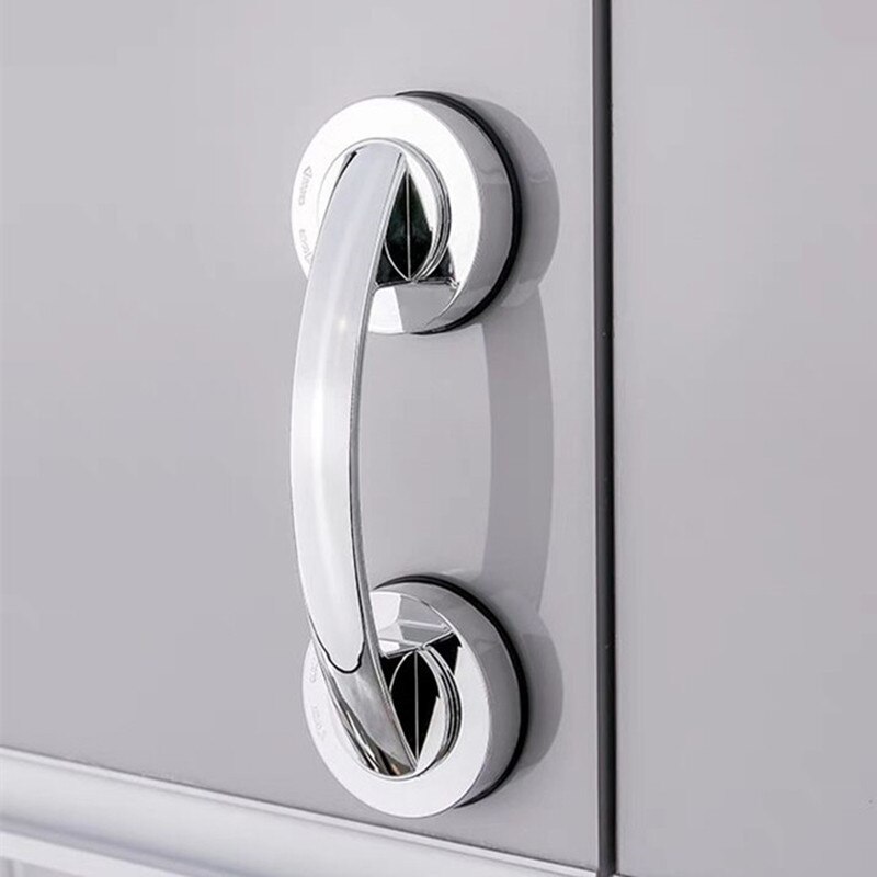 Shower Handle Bar Offers Safe Grip with Strong Hold Suction Cup for Safety Grab In Bathroom Tub Toilet Handrail Bath