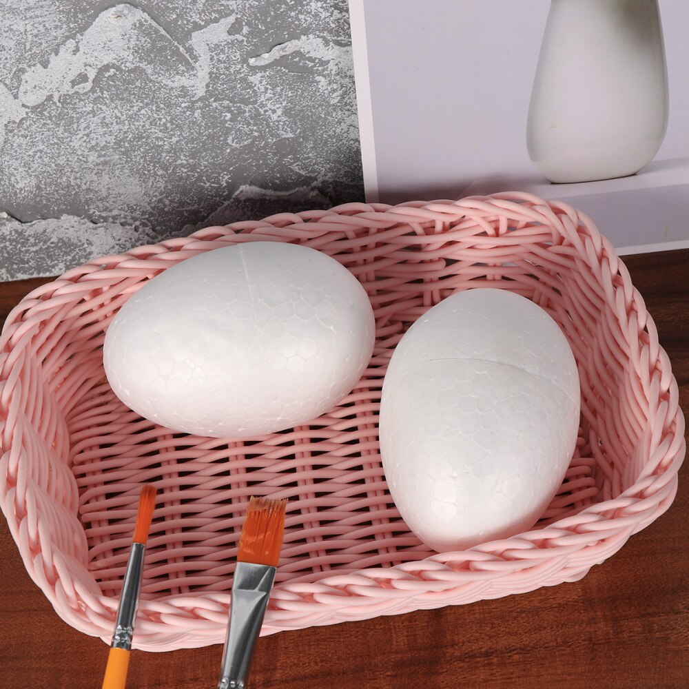 50pcs 6cm Durafoam Eggs Styrofoam DIY Easter Egg Crafts Eggs