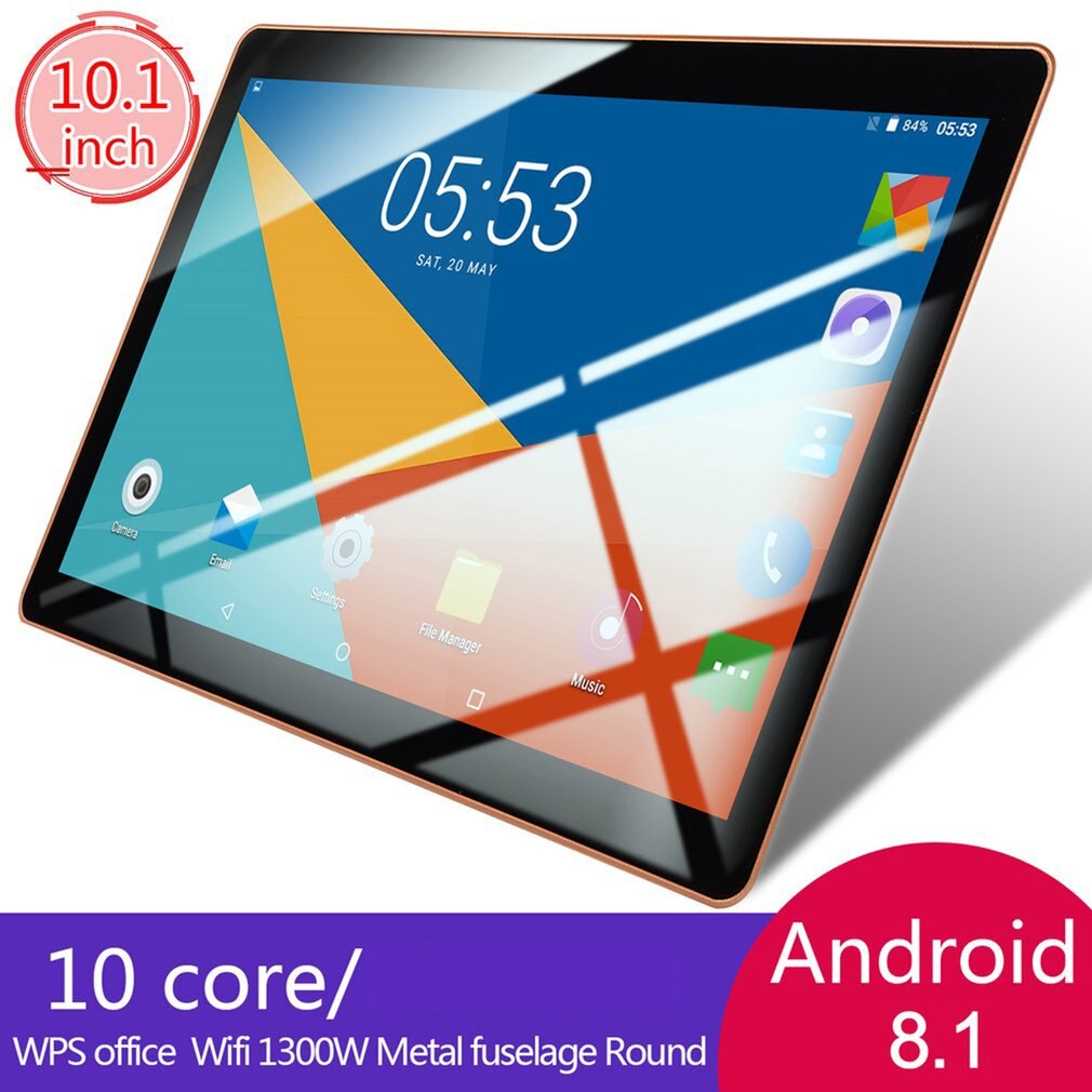 10.1 inch for Android 8.1 plastic Tablet PC 1+16GB Ten-Core WIFI tablet 16.0MP Camera Dual SIM Camera Wifi Phone Phablet