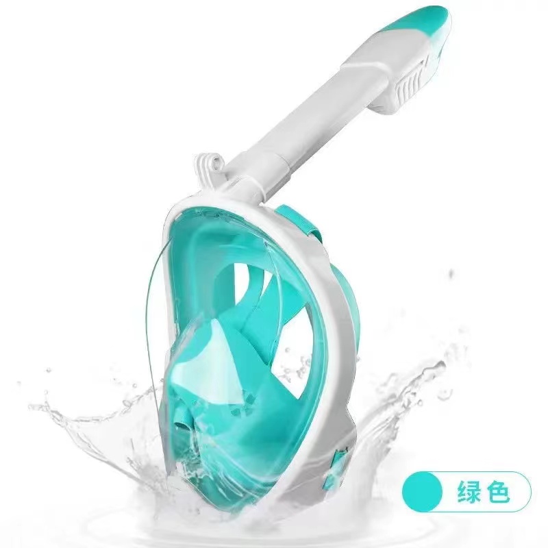 Water sports products snorkel full face mask: SKY BLUE / L/XL