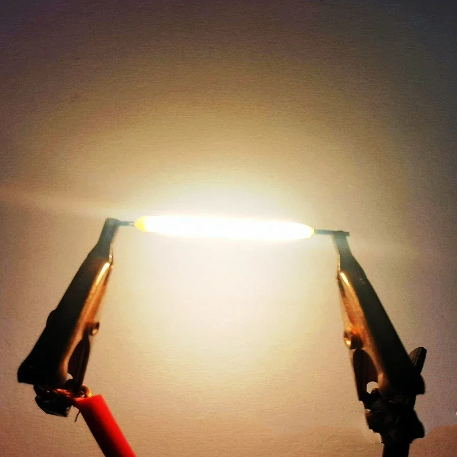 10 Stuks Led Cob Filament Edison Gloeilamp Onderdelen 3V Gloeilamp Diodes Accessoires Multicolour Verlichting Decoratie: Warm White / 3w