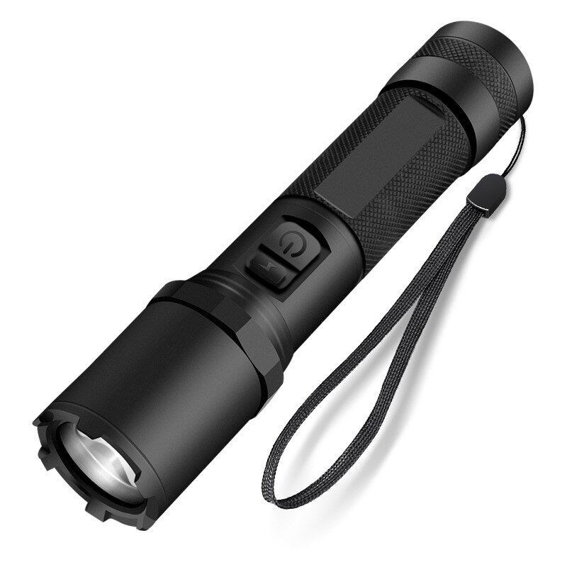 Professionele Zaklamp Duiken 800 Lumen IPX56 Waterdichte Led Zaklamp 3 Modes Voor Telescopische: Default Title