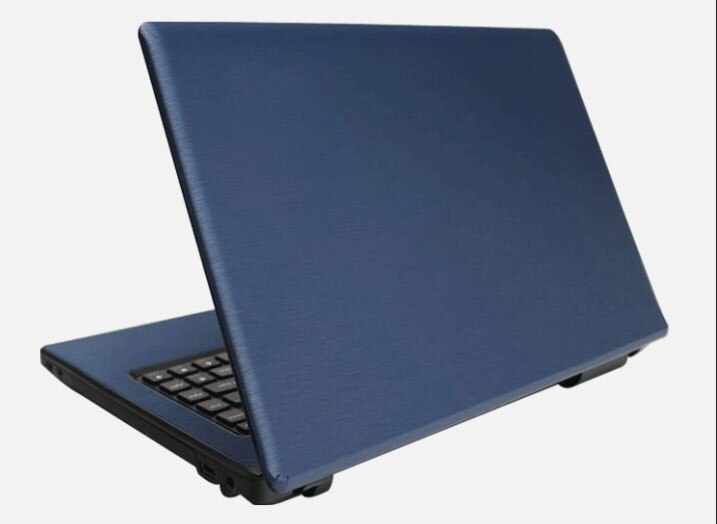 KH Special Laptop Brushed Glitter Sticker Skin Cover Guard Protector for Samsung 900X3N 13.3": Dark Blue Brushed